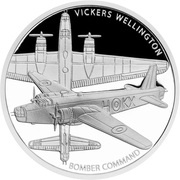 1 Dollar - Elizabeth II Vickers Wellington, Niue, 2016 reverse image