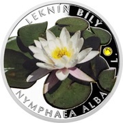 1 Dollar - Elizabeth II Water lily, Niue, 2016 reverse image