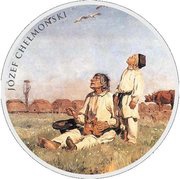 1 Dollar - Elizabeth II Józef Chełmoński, Niue, 2016 reverse image