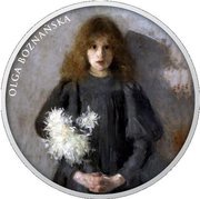 1 Dollar - Elizabeth II Olga Boznańska, Niue, 2016 reverse image