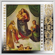 1 Dollar - Elizabeth II Sistine Madonna, Niue, 2016 reverse image