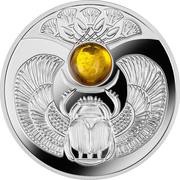 1 Dollar - Elizabeth II Amber Scarabaeus, Niue, 2016 reverse image