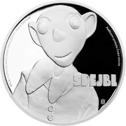 1 Dollars - Elizabeth II Spejbl, Niue, 2016 reverse image