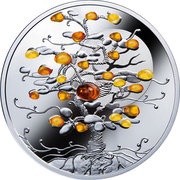 1 Dollar - Elizabeth II Tree of Luck, Niue, 2016 reverse image