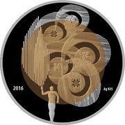 20 Roubles Olympic Movement reverse image