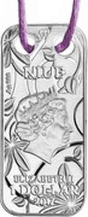 1 Dollar - Elizabeth II Butterfly pendant obverse image