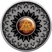 1 Dollar - Elizabeth II Eye of Providence, Niue, 2017 reverse image