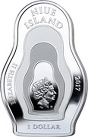 1 Dollar - Elizabeth II Matryoshka obverse image