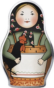 1 Dollar - Elizabeth II Matryoshka, Niue, 2017 reverse image