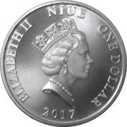 1 Dollar - Elizabeth II Guardian Angel obverse image