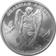 1 Dollar - Elizabeth II Guardian Angel, Niue, 2017 reverse image