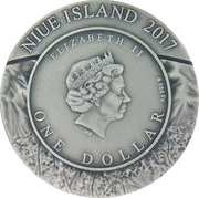 1 Dollar - Elizabeth II Meteorite Crater Gosses Bluff obverse image