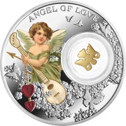 1 Dollar - Elizabeth II Angel of Love, Niue, 2017 reverse image