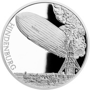 1 Dollar - Elizabeth II Hindenburg, Niue, 2017 reverse image
