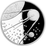 1 Dollar - Elizabeth II Sputnik 1, Niue, 2017 reverse image