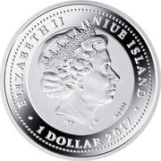 1 Dollar - Elizabeth II Year of the Rooster obverse image