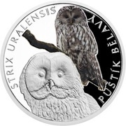 1 Dollar - Elizabeth II Ural Owl, Niue, 2017 reverse image