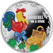 1 Dollar - Elizabeth II Cockerel on a Stick, Niue, 2017 reverse image
