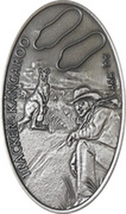 1 Dollar - Elizabeth II Kangaroo, Niue, 2017 reverse image