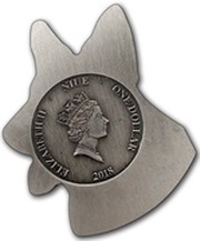 1 Dollar - Elizabeth II German Shepherd obverse image