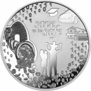 1 Dollar - Elizabeth II Save to Be Safe, Niue, 2018 reverse image