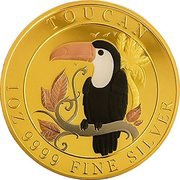1 Dollar - Elizabeth II Toucan reverse image