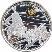 1 Dollar - Elizabeth II Battle of Khe Sahn, Niue, 2018 reverse image