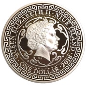 1 Dollar - Elizabeth II Trade dollar obverse image
