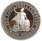 1 Dollar - Elizabeth II Trade dollar, Niue, 2018 reverse image