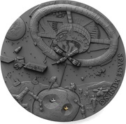 1 Dollar - Elizabeth II Space Mining, Niue, 2018 reverse image