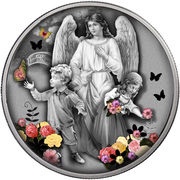 1 Dollar - Elizabeth II Attendant Angel, Niue, 2018 reverse image