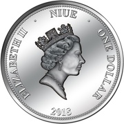 1 Dollar - Elizabeth II Splashing Dog obverse image