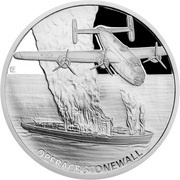 1 Dollar - Elizabeth II Operation Stonewall, Niue, 2018 reverse image