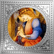 1 Dollar - Elizabeth II An Angel Playing a Flageolet, Niue, 2018 reverse image