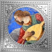 1 Dollar - Elizabeth II An Angel Playing the Lute, Niue, 2018 reverse image