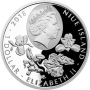 1 Dollar - Elizabeth II Alpine Aster obverse image