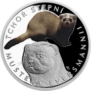 1 Dollar - Elizabeth II Steppe polecat, Niue, 2018 reverse image
