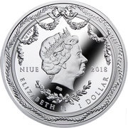 1 Dollar - Elizabeth II Imperial Desk Clock obverse image
