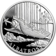 1 Dollar - Elizabeth II Albatross, Niue, 2018 reverse image