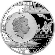 1 Dollar - Elizabeth II Mechanical Elephant obverse image