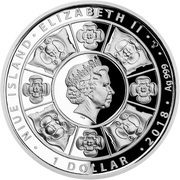 1 Dollar - Elizabeth II Basilica of Assumption of Mary and Saint Cyrillus and Methodius obverse image