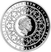 1 Dollar - Elizabeth II St. Vitus Cathedral obverse image