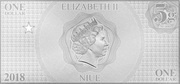1 Dollar - Elizabeth II Superman obverse image