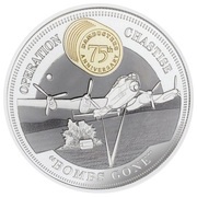 1 Dollar - Elizabeth II "Bombs Gone", Niue, 2018 reverse image