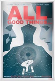 1 Dollar - Elizabeth II Star Trek: The Next Generation - "All Good Things", Niue, 2018 reverse image