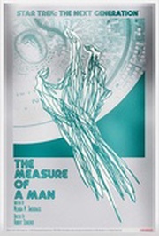 1 Dollar - Elizabeth II Star Trek: The Next Generation - "The Measure of a Man", Niue, 2018 reverse image