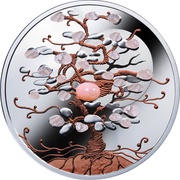 1 Dollar - Elizabeth II Tree of Luck, Niue, 2018 reverse image