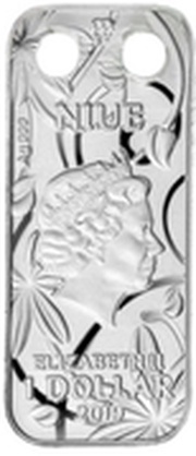 1 Dollar - Elizabeth II Butterfly pendant obverse image