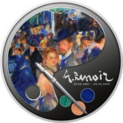 1 Dollar - Elizabeth II Bal du moulin de la Galette, Niue, 2019 reverse image