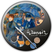1 Dollar - Elizabeth II The Umbrellas, Niue, 2019 reverse image